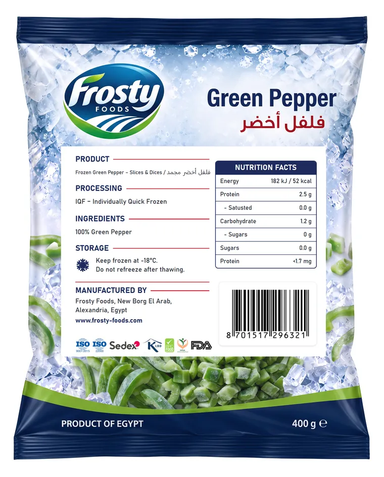 Green Pepper — Back
